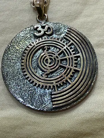 SHIVALOKA Five Elements Yantra Meditation .925 Silver Pendant