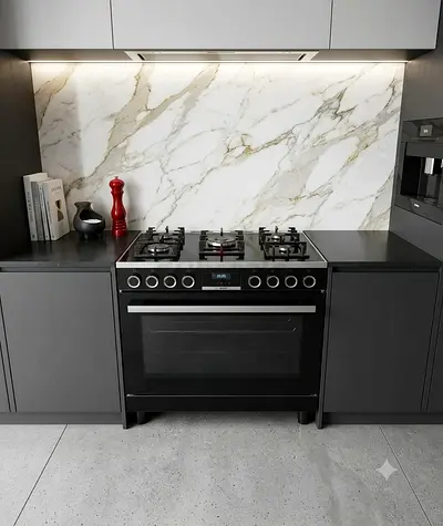 Bosch Series 8 Gas Hob & Electric Oven Cooking Range – Premium Appliance