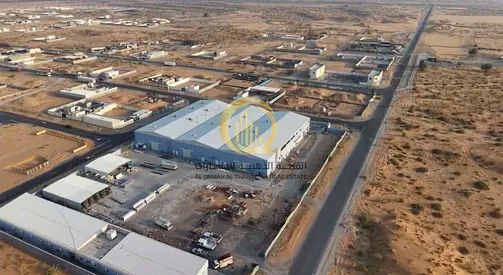 An industrial land in the Al Bataih area with a prime location, entrance from Al Dhaid Road and Khorfakkan Road, owned by a Gulf national