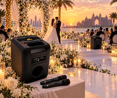 Wedding Sound System Rental Dubai | Speakers Mics Setup 💍