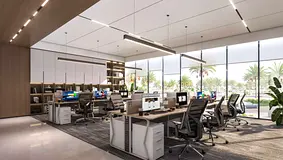 0% Commission | Private Washroom & Pantry | Near Metro | Iconic Glass-Facade Tower
