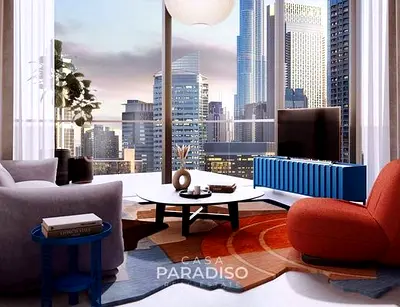 Furnished 1BR Apartment | The Edge Tower B | Burj Khalifa View