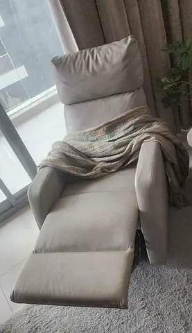 Modern beige Manual Recliner Chair