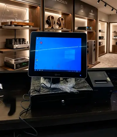 All-in-one POS Terminal with Touchscreen, Receipt Printer and Cash Drawer