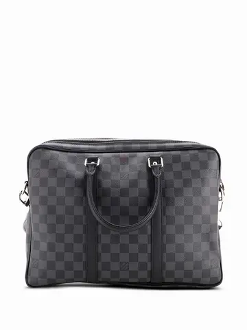 Louis Vuitton Porte-Documents Voyage Briefcase Damier Graphite PM business bag