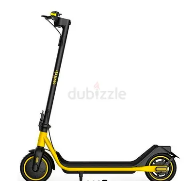 Electric Kick Scooter - Foldable Adult E-Scooter (Black & Yellow)