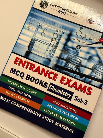 Entrance Exams MCQ Books Chemistry Set 3 - Comprehensive Study Material