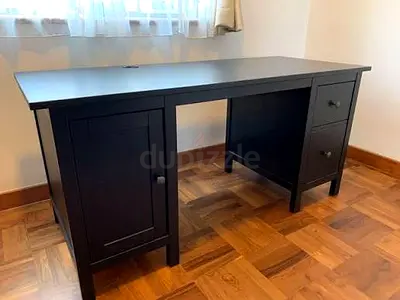 Ikea HEMNES Desk in brown-black