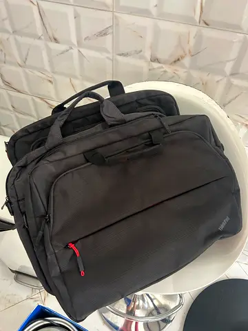Black laptop backpacks / briefcase - used, good condition