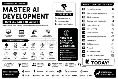 I will teach ai machine learning python rag ai agents and coding online