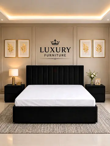 Brand New king size bed storage bed including mattress good quality king bed strong