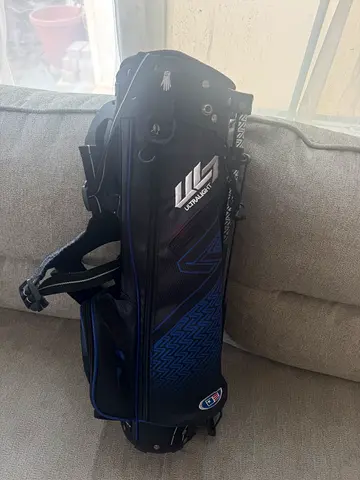 US Kids Golf Complete Set (Left-Handed, Black/Blue Bag)