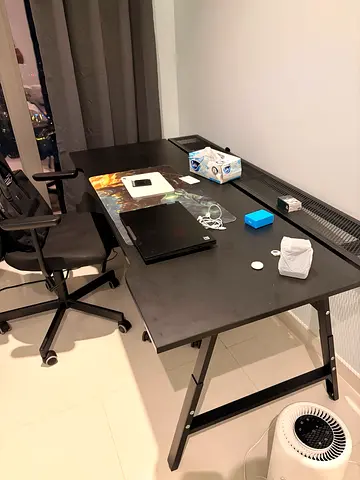 URGENT IKEA UTESPELARE Black Gaming Desk 160x80