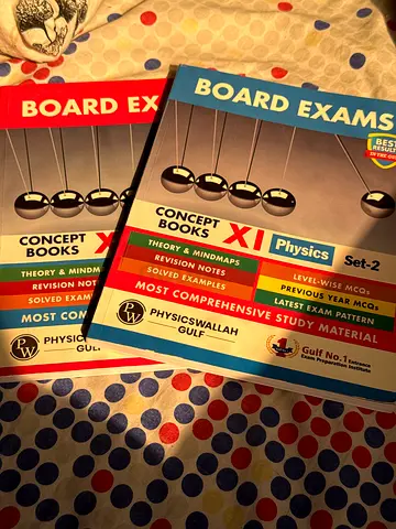 Set of Board Exams Concept XI Physics (Comprehensive study material) set 1 and 2 physics wallah gulf