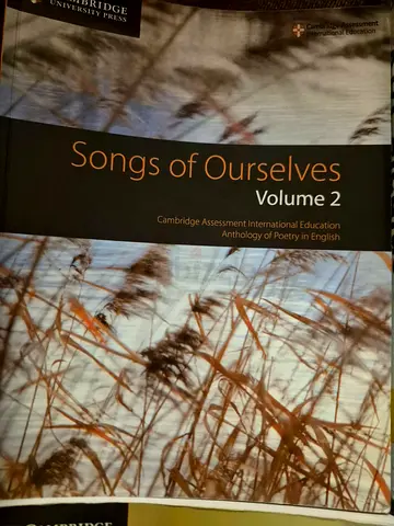 Songs of Ourselves Volume 2 - Cambridge Anthology of Poetry in English