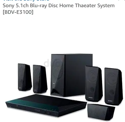 Sony Blu-Ray Home Theatre BDV E3100 5.1ch Home Theater System