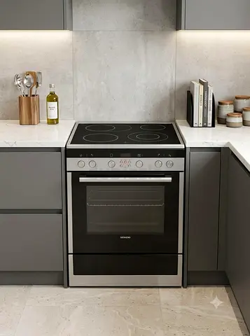 Siemens Freestanding Electric Cooker – Ceramic Hob & Oven | Good Condition