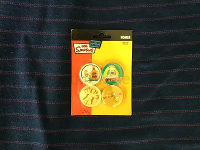 The Simpsons HOMER Button Badges