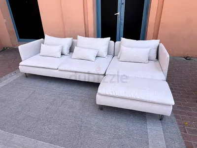 IKEA Soderhamn L shape Sofa Beige