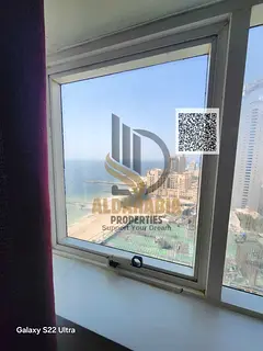 🌊 Premium Furnished Studio with Stunning Sea View on Ajman Corniche - All Bills Included 🌊