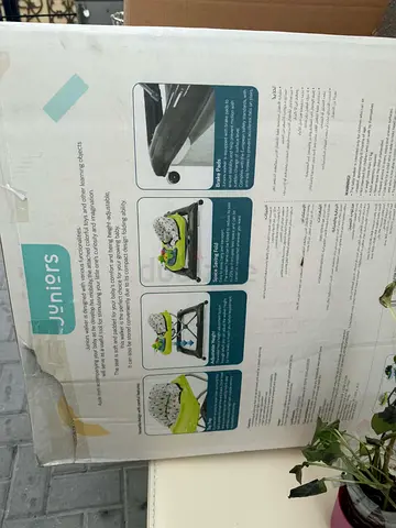 Juniors Baby Walker / Activity Seat - Green (Used, Good Condition)