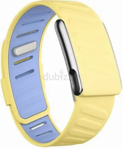 Silicone Replacement Smartwatch/Fitness Band Strap - Yellow/Blue and Pink/Green 2Pcs