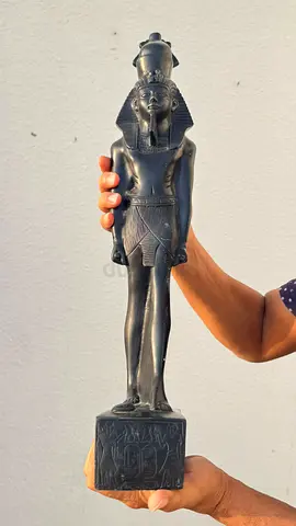 Black Egyptian Pharaoh Statue - Standing Osiris Replica