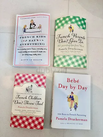 Set of 4 Parenting Books on French Parenting (Druckerman & More) - Good Condition