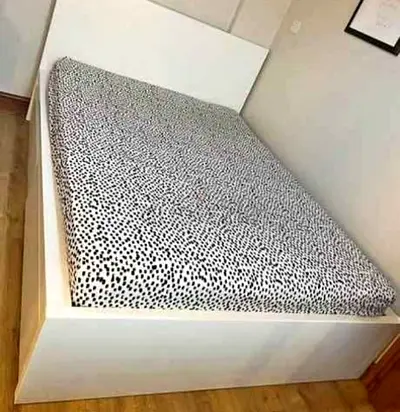 Ikea Queen Size Bed with Mattress Available in Perfect Condition