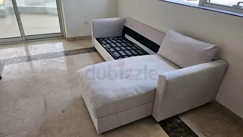 Ikea vimle L shape sofa bed Beige