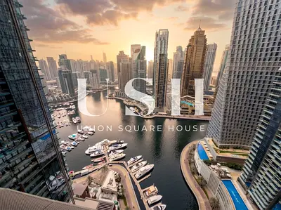 Fully Furnished 3BR + Maid | Full Marina View | Vacant