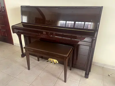 Ritmuller UP110R3 Upright Piano - Polished Brown Color