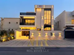 Luxury Modern Villa for Sale in Al Yasmeen – Ajman | Main Road | 5 Master Bedrooms | Large Rooftop