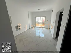 For annual rent in Ajman, Al Alia – 2BR apartment with 2 balconies, in a residential area close to