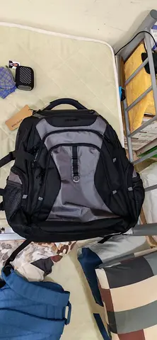 Unused black and grey Laptop 18.7 inch backpack.