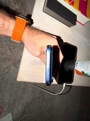 Used blue iPhone 17 Pro Max 256 with case - good working condition only scratches on the sides