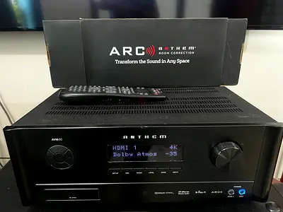 Anthem AVM 60- 11.2-channel 4K AV preamplifier/processor featuring Dolby Atmos