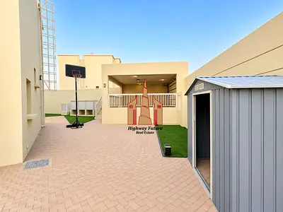 Exclusive 3BHK villa With Maods Room Lanscaping Built in Wardrobes 4 Bathrooms 110K