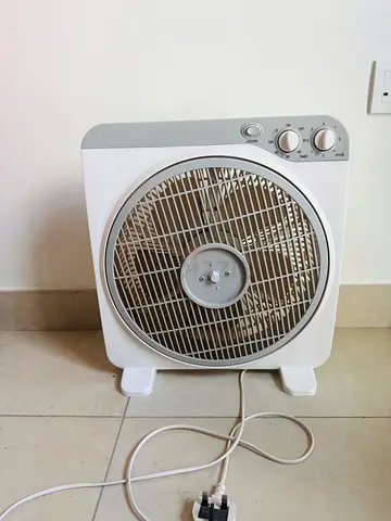 Box Fan - Compact Floor Fan in Good Working Condition