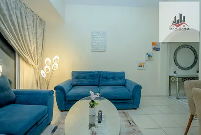 Sharjah, Al Taawun area, one bedroom apartment with living room, two bathrooms, and balcony.