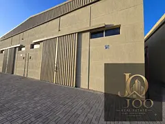 2,300 sqft warehouse | Umm Al Thaoub, Umm Al Quwain | 30 kW power | Ready to move in | AED 80,000 ye