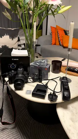 Canon EOS R50 Camera + Mic & Tripod – Excellent Condition
