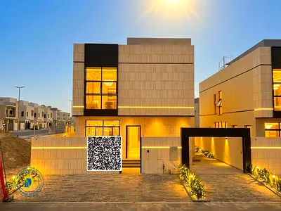 A luxurious, modern 6-bedroom villa with a rooftop terrace; registration fees included, with an exc