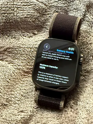 Apple Watch Ultra Series 3 with apple care+ NOV 2027 - Barley used Condition, 100% Battery Health