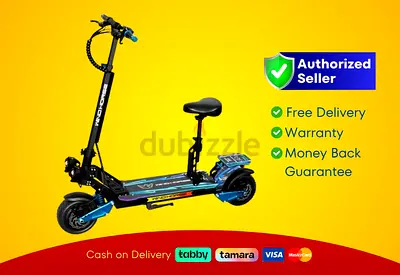 Wind Horse Electric Scooter with Seat, H8 | New | Warranty | FREE Delivery