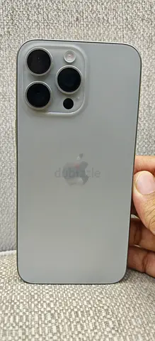 Silver iPhone 15 Pro Max 256 TDRA - Good Condition