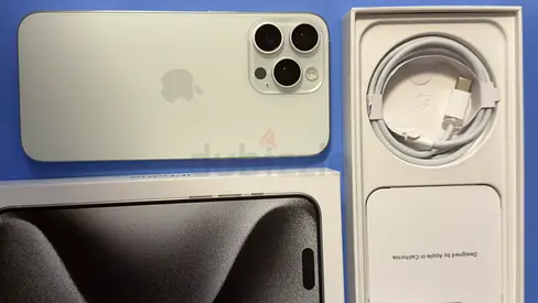 Iphone 15 promax 256gb White titanium