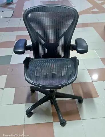 Herman Miller Ergonomic Mesh Office Chair with Adjustable Arms (Used)