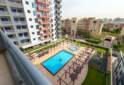 Fully Furnished | Pool View | 2 Balconies