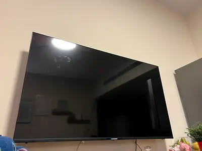 55-inch LED TV Blaupunkt TV, sound works fine, but screen is black/no backlight, selling for parts